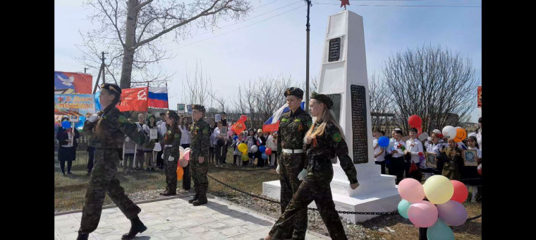 Митинг, посвященный 80-летию Победы.